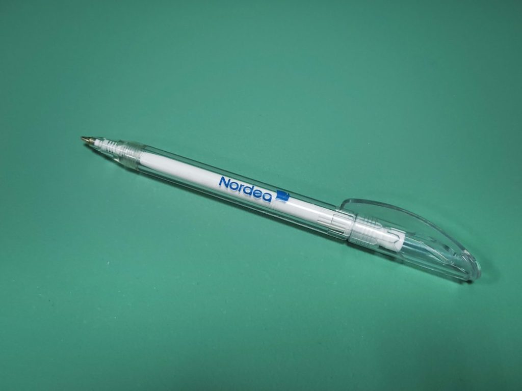 Брендированные прозрачные ручки